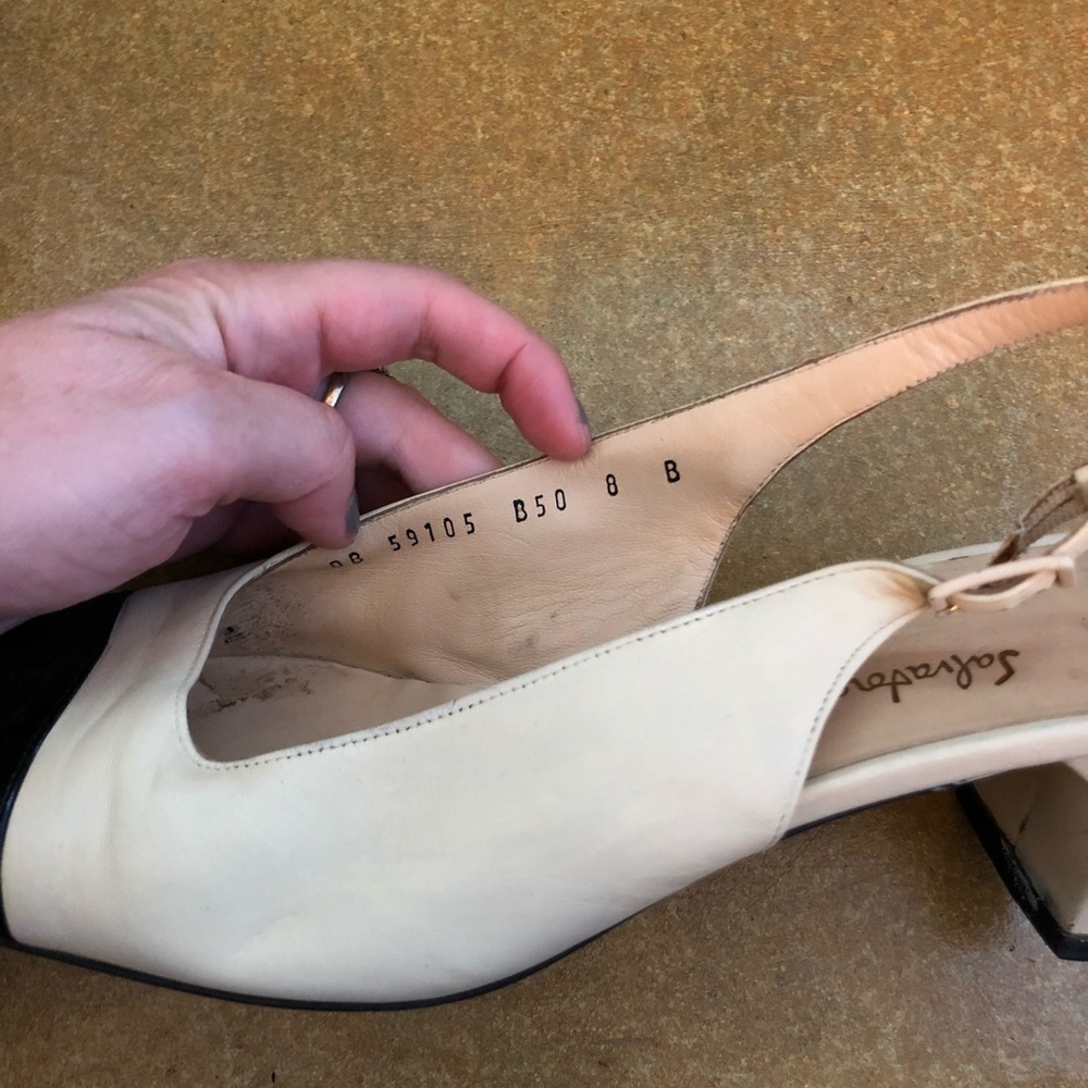 Ferragamo Two Tone Slingbacks - image 6